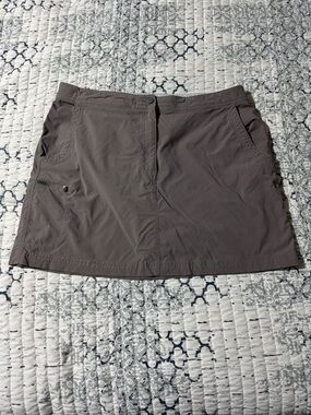 L.L. Bean Size 16 Khaki Skort Skirt